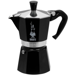Bialetti Moka Express Schwarz, Espressokocher fr 6 Tassen