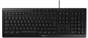 CHERRY Stream USB Tastatur US-Englisch, QWERTY (EU) Schwarz
