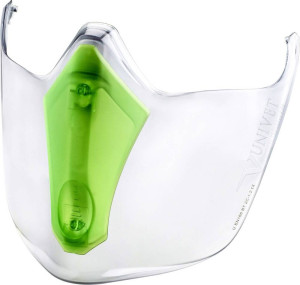 Univet 6X3 6X3-F01 Schutzvisier Grn, Transparent