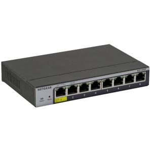 Netgear GS108T- 8-Port Gigabit Switch lfterlos Metallgehuse -