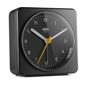 Braun BC 03 B Quarzwecker analog schwarz