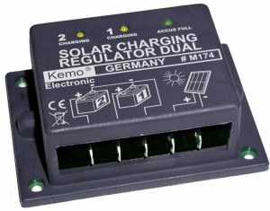 Kemo Dual M174 Laderegler Serie 12V 16A