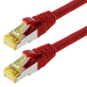 Patchkabel S/FTP Cat 6a rot 15,0m