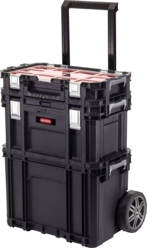 KETER 238273 Werkzeugkasten-Set Schwarz