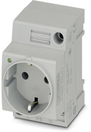 Phoenix Contact Schaltschrank-Steckdose EO-CF/UT/LED Grau 1St.