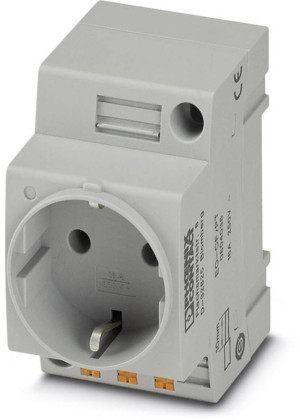 Phoenix Contact Schaltschrank-Steckdose EO-CF/UT Grau 1St.