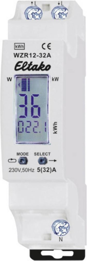 Eltako WZR12-32A Wechselstromzhler digital 32A 1St.