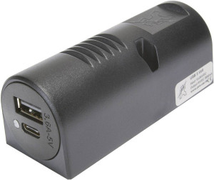ProCar Aufbau-Power USB-/A Doppelsteckdose 12 oder 24 V/DC