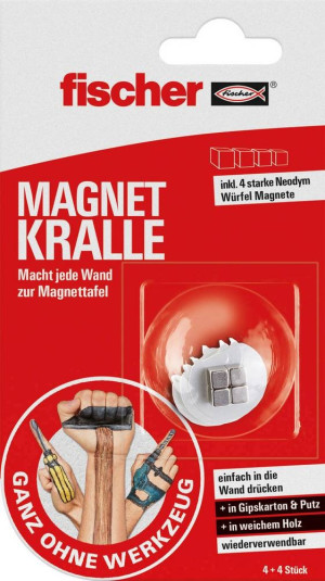 Fischer Magnethalter 4 St. 545954
