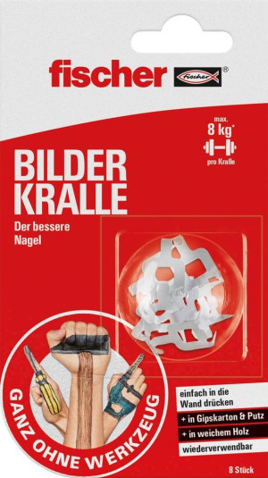 Fischer 545953 Bilderkralle 8 St. 8St.