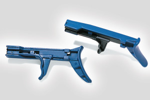 HellermannTyton MK21 Kabelbinderzange Blau, Schwarz