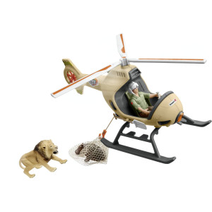 Schleich Wild Life    42476 Helikopter Tierrettung