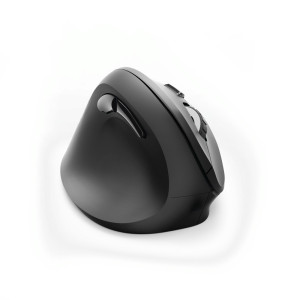 Hama EMW-500L Ergonomische Maus Funk Optisch Schwarz 6 Tasten 1800