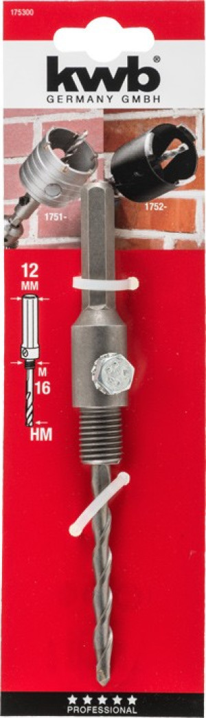 Kwb 175300 Aufnahmeschaft fr Hohlbohrkrone 1St.