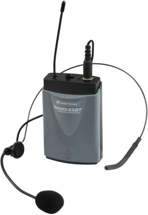 Omnitronic WAMS-65BT Headset Funkmikrofon-Set