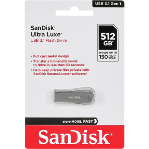 SanDisk Cruzer Ultra Luxe  512GB USB 3.1 150MB/s  SDCZ74-512G-G46