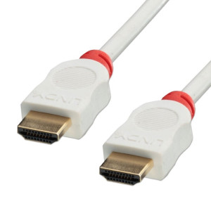 LINDY HDMI Anschlusskabel HDMI-A Stecker, HDMI-A Stecker 2.00m Rot