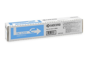 Kyocera Toner TK-5205C Cyan (bis 12.000 Seiten) - Passend fr