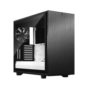 Fractal Design Define 7 - schwarz/wei, Clear Tempered Glass