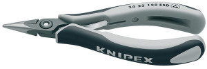 Knipex 34 22 130 ESD ESD Flachrundzange Gerade 135mm