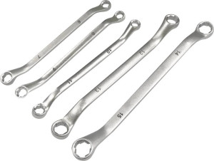 Kunzer 7SLS05 Doppel-Ringschlssel-Satz 6 - 15mm