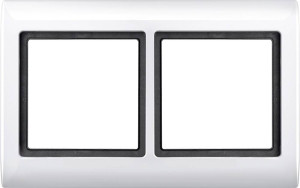 Merten Rahmen Abdeckung Aquadesign Polarwei 400219