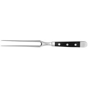 Gde Alpha Fleischgabel 18cm POM schwarz 1096/18