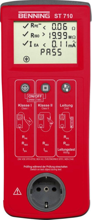 Benning ST 710 Gertetester VDE-Norm 0701-0702