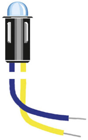 Oshino MD-577Y1 LED-Signalleuchte Gelb 5 V/DC 30 mcd