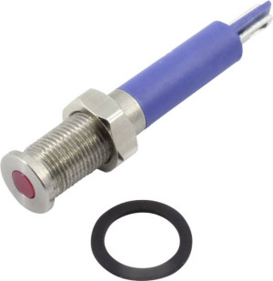 TRU COMPONENTS 1605944 LED-Signalleuchte Rot 24V DC/AC 80 mcd