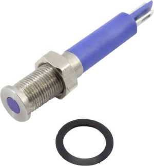 TRU COMPONENTS 1605942 LED-Signalleuchte Blau 12V DC/AC 60 mcd