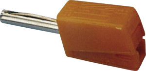 WAGO Bananenstecker Stecker, gerade Stift-: 4mm Orange