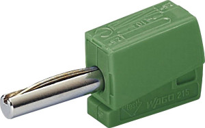 WAGO Bananenstecker Stecker, gerade Stift-: 4mm Grn