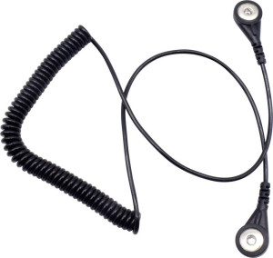 Quadrios ESD-Erdungskabel 1.80m Druckknopf 4mm