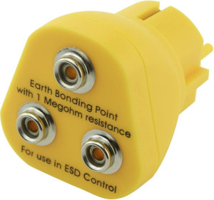 Quadrios ESD-Erdungsstecker Druckknopf 10mm