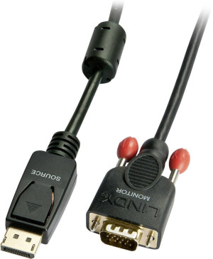 LINDY DisplayPort / VGA Adapterkabel DisplayPort Stecker, VGA 15pol.