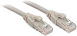 LINDY 48009 RJ45 Netzwerkkabel, Patchkabel CAT 6 U/UTP 20.00m Grau