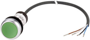 Eaton 185670 C22-D-G-K10-P62 Drucktaster flach Grn 1St.