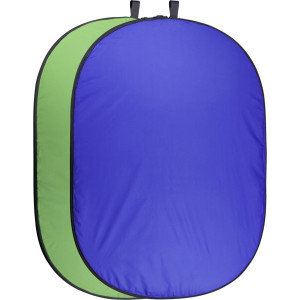 walimex pro Falthintergrund 200x230cm grn/blau