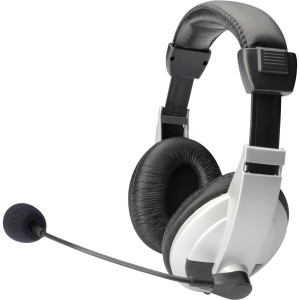 DIGITUS DA-12201 Stereo Multimedia Headset mit Mikrofon 1,8m