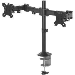 Fellowes Doppelmonitorarm Reflex schwarz