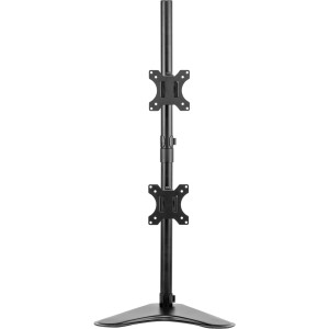 Fellowes Doppelmonitorarm mit Standfu Seasa schwarz