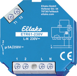 Eltako ETR61-230V Trennrelais Einbau, Unterputz