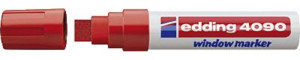 Edding 4090 4-4090002 Kreidemarker Rot 4 mm, 15mm