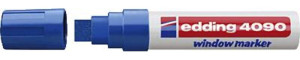 Edding 4090 4-4090003 Kreidemarker Blau 4 mm, 15mm