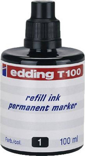 Edding Nachflltinte Marker Schwarz 100ml 4-T100001