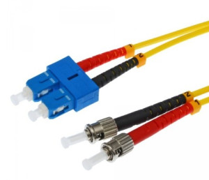 LWL Patchkabel SC/ST Duplex 9/12m OS2 gelb 15,0m