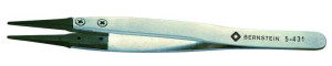 Bernstein Tools 5-431 Przisionspinzette Flach-rund 125mm
