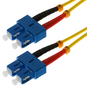 LWL Patchkabel SC/SC Duplex 9/12m OS2 gelb 10,0m