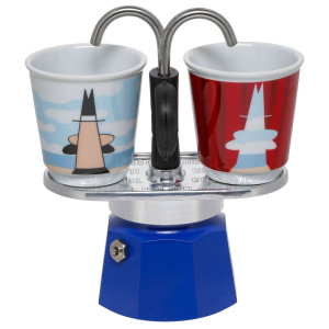 Bialetti Set Mini 2Tz Magrite (Rosso) + 2 Bicch